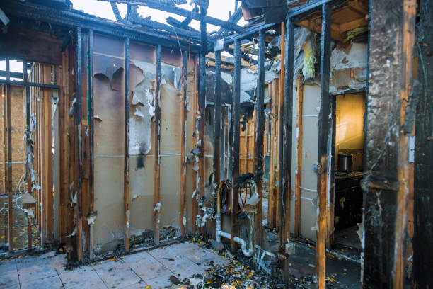 Professional Fire Damage Removal technician working in Cassville, WV